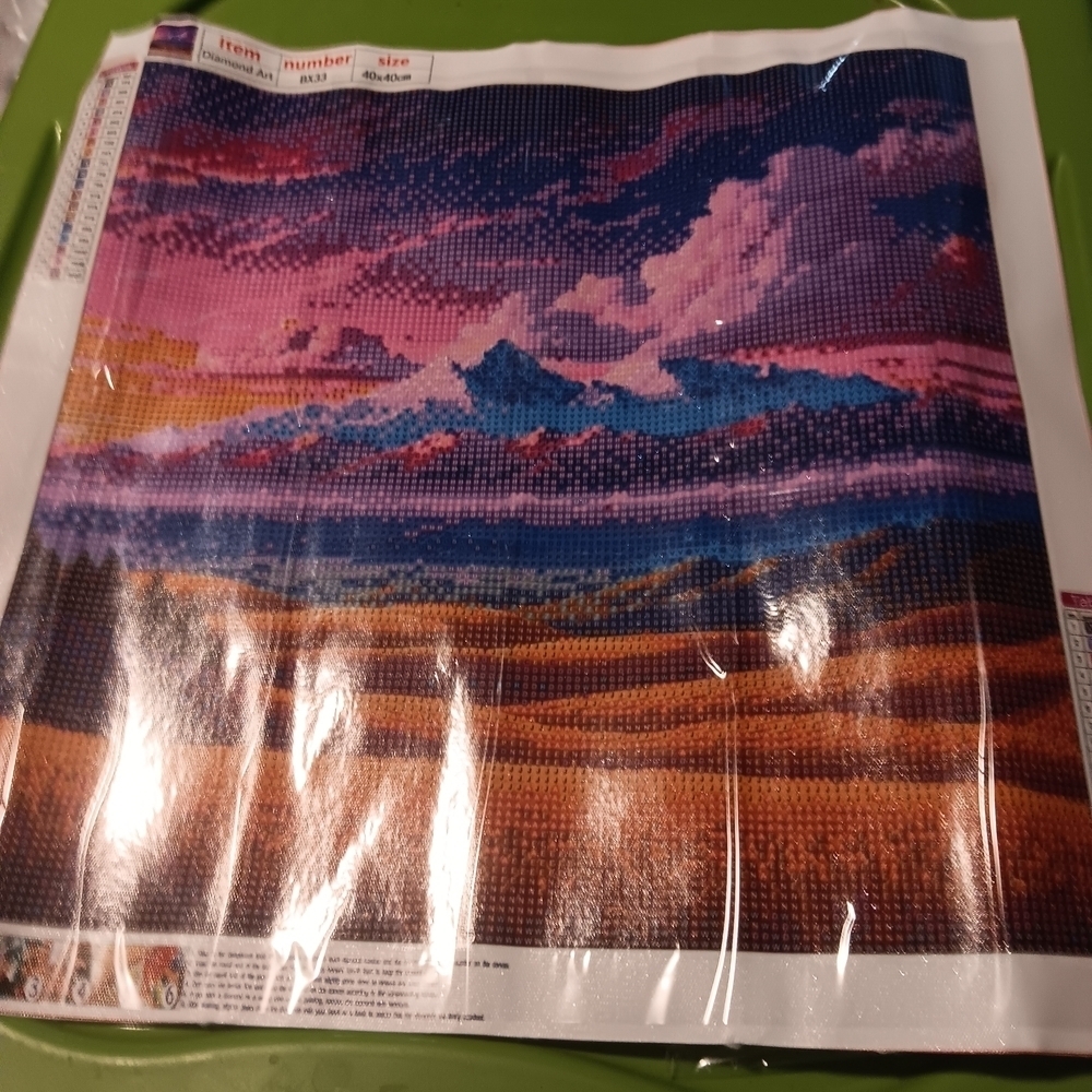 Colorful Landscape Diamond Art Kit 40x40cm